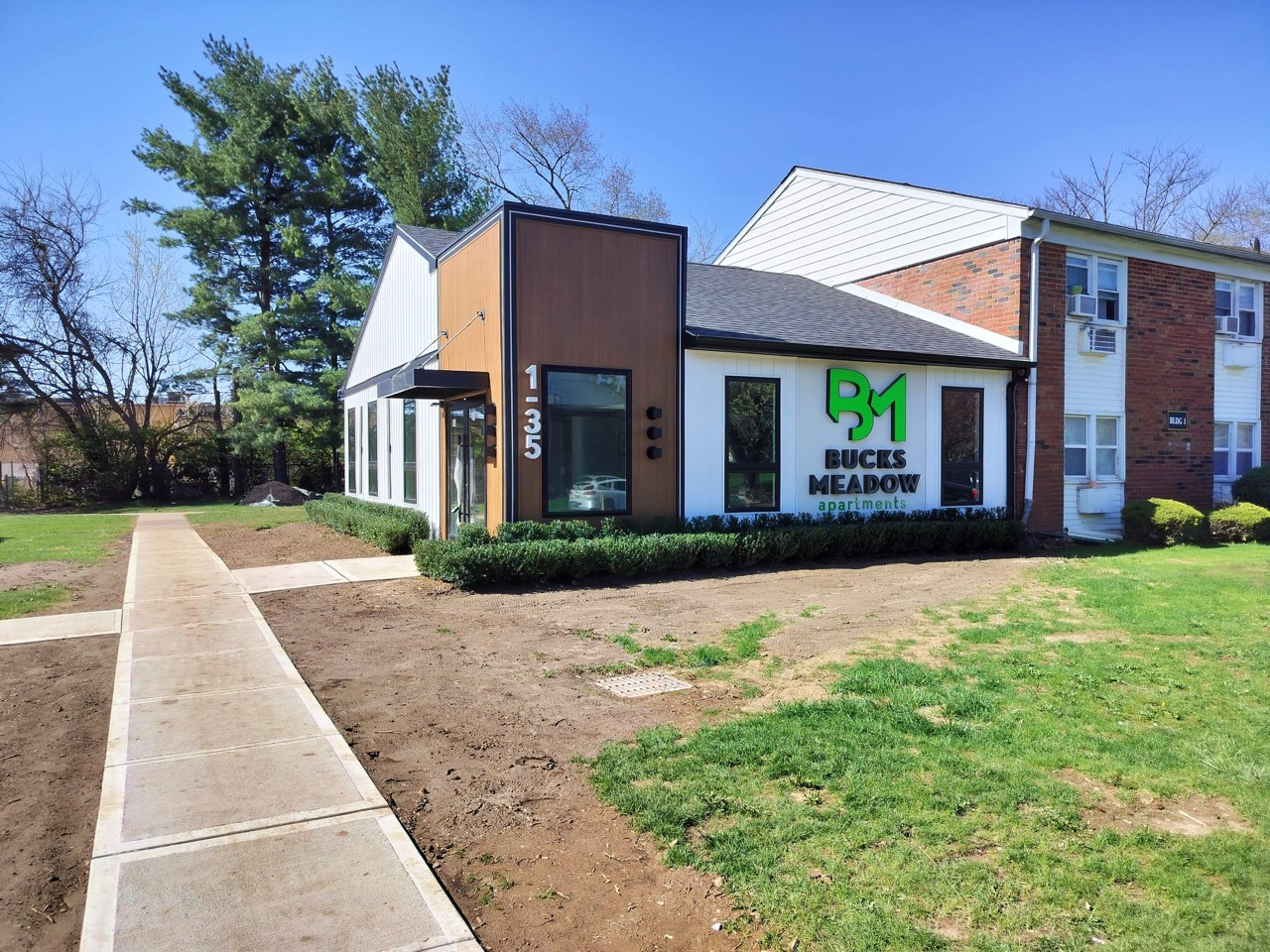 Bucks Meadow Apartments exterior renovation in Bensalem, Pennsylvania
