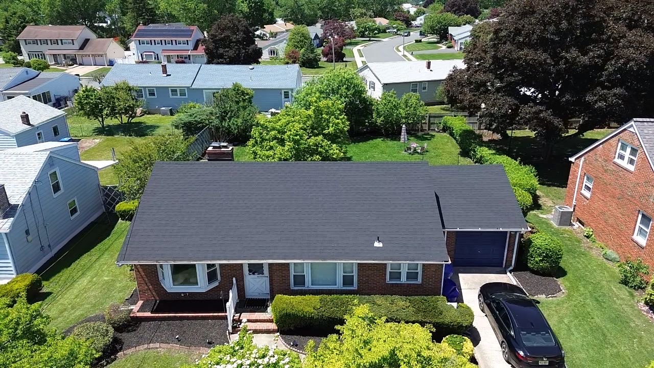 Completed residential roofing project in North Brunswick, New Jersey